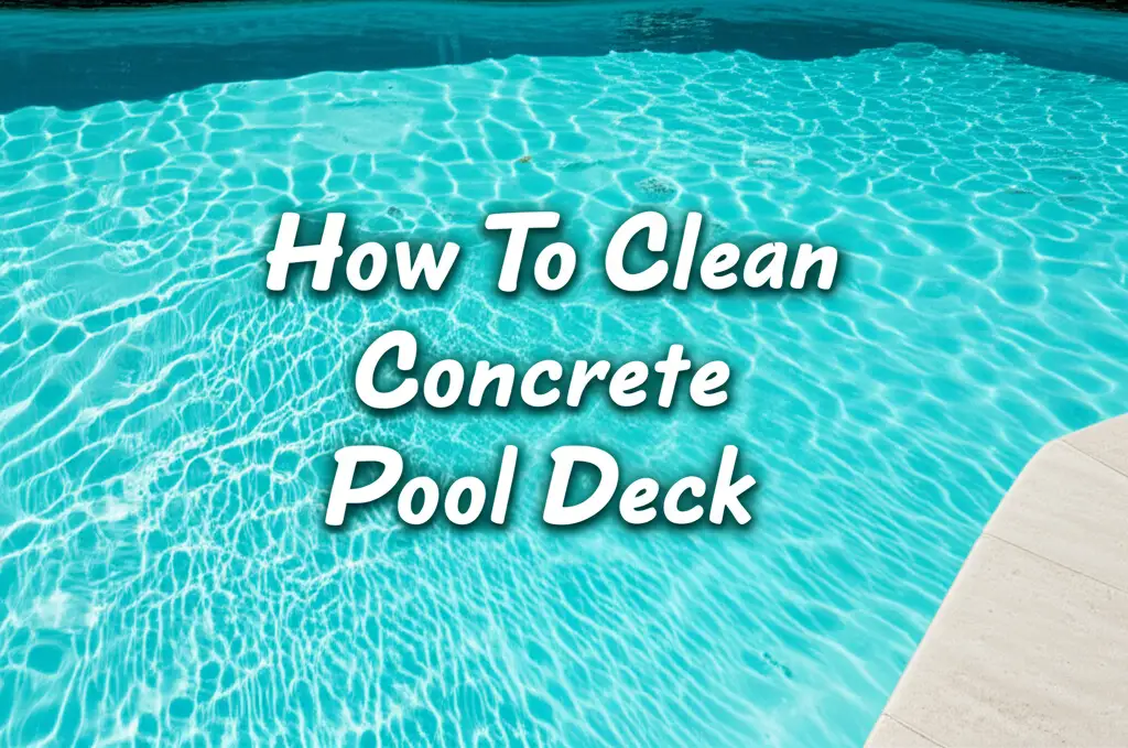 How To Clean Concrete Pool Deck