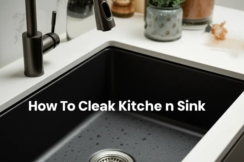 How To Clean Black Kitchen Sink