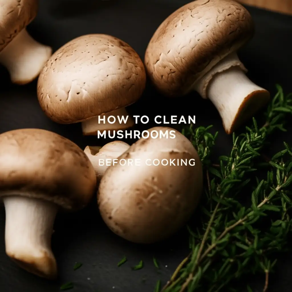 How To Clean Mushrooms Before Cooking