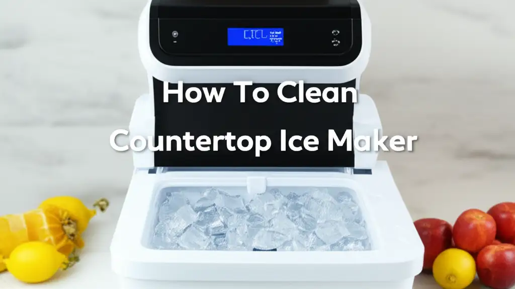 How To Clean Countertop Ice Maker