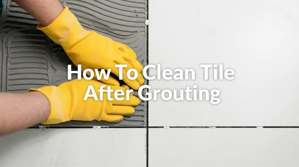 Learn how to clean tile after grouting for a flawless finish. Remove stubborn grout haze effectively with our step-by-step guide and expert tips.