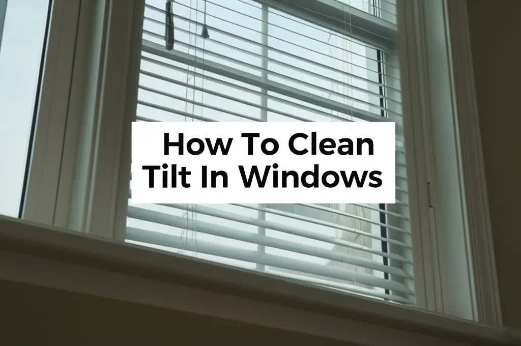 How To Clean Tilt In Windows