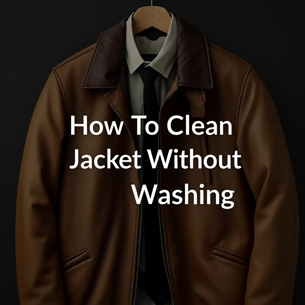 How To Clean Jacket Without Washing