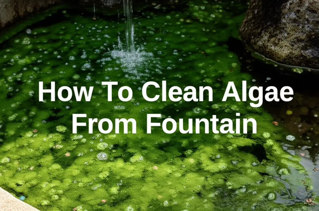 How To Clean Algae From Fountain