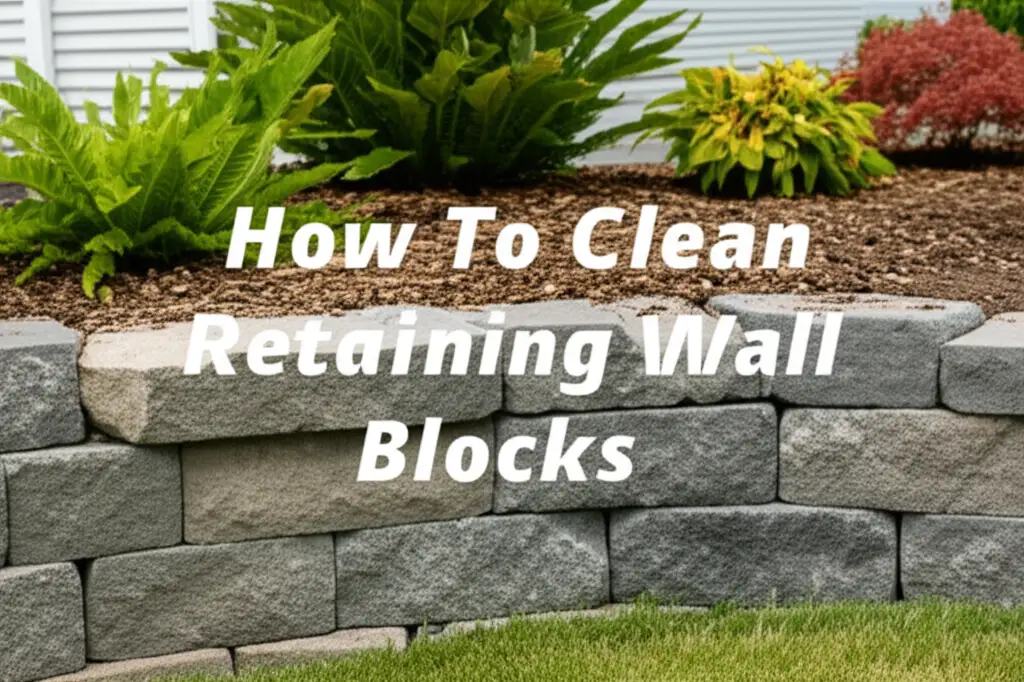 How To Clean Retaining Wall Blocks