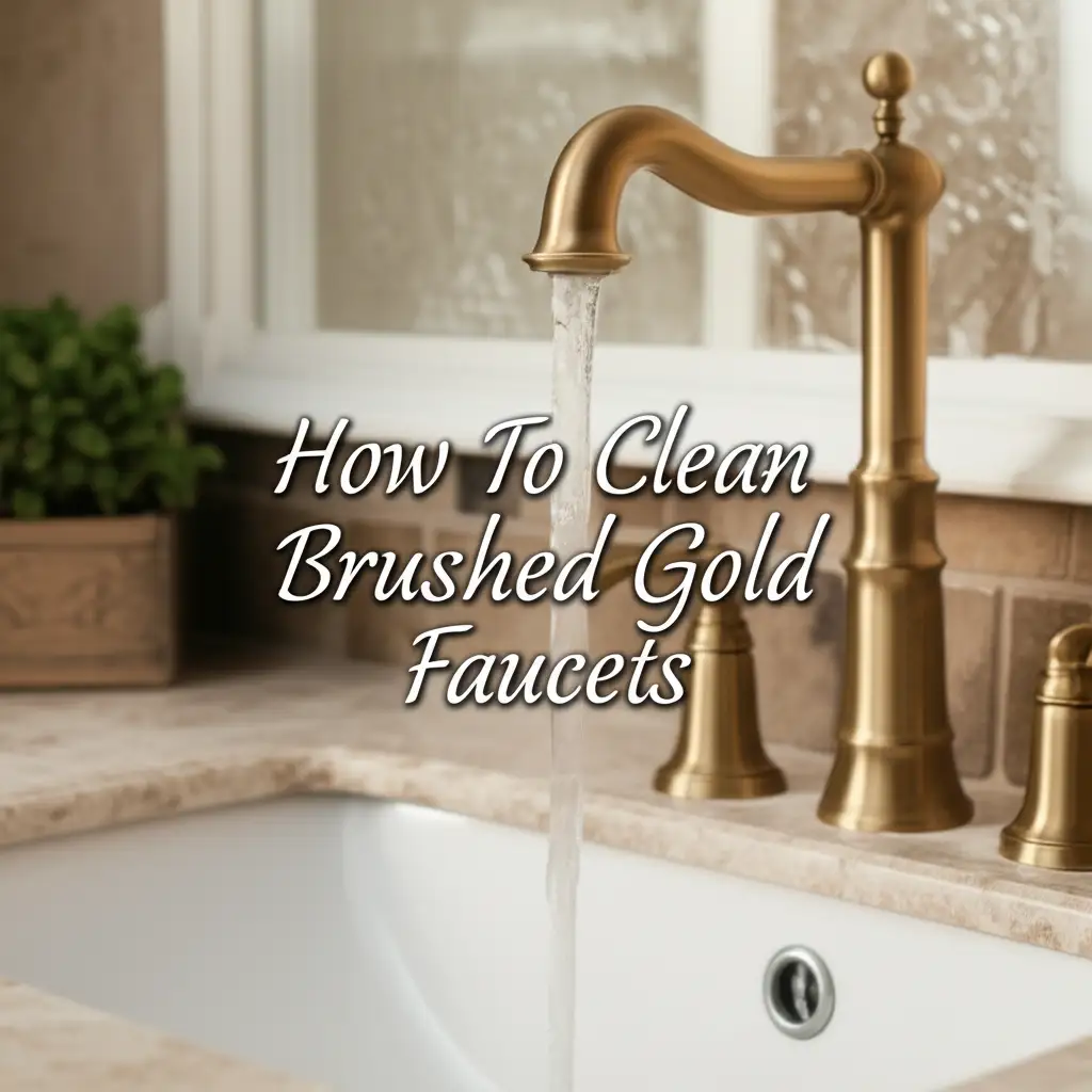 How To Clean Brushed Gold Faucets
