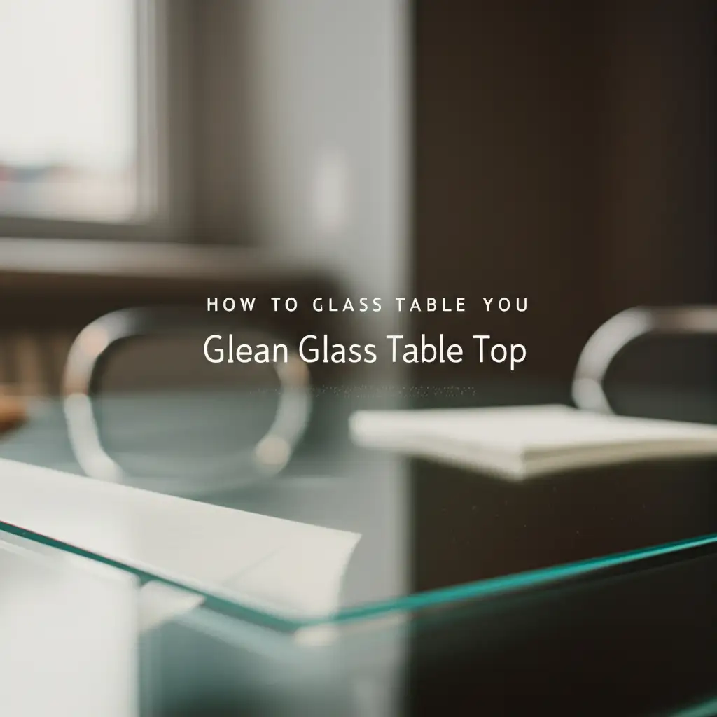 Achieve a sparkling glass table top. Learn how to clean glass table top surfaces, remove streaks, and tackle stubborn stains with our easy guide.