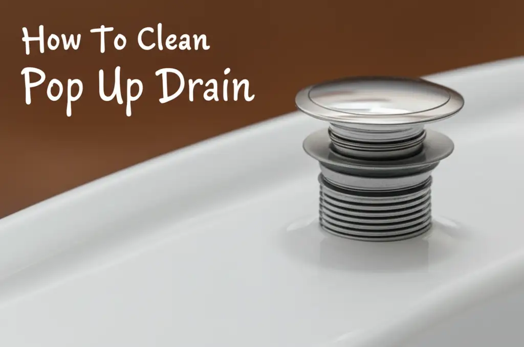 How To Clean Pop Up Drain