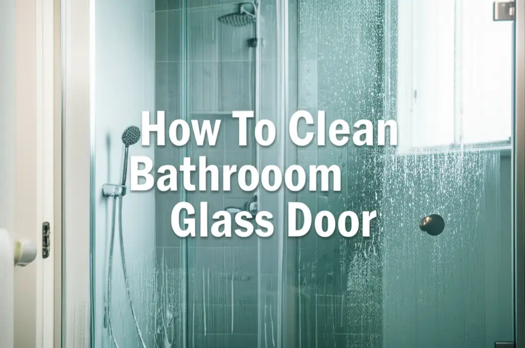 How To Clean Bathroom Glass Door