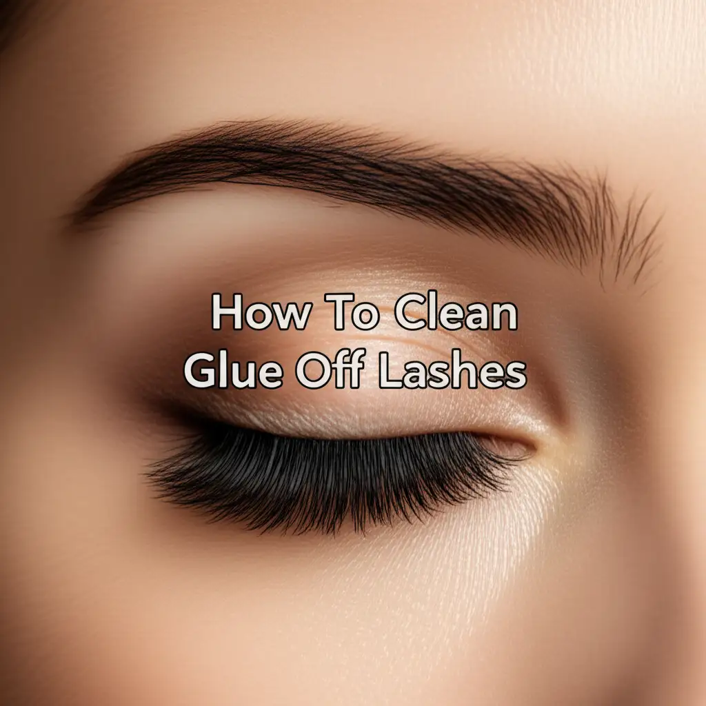 How To Clean Glue Off Lashes