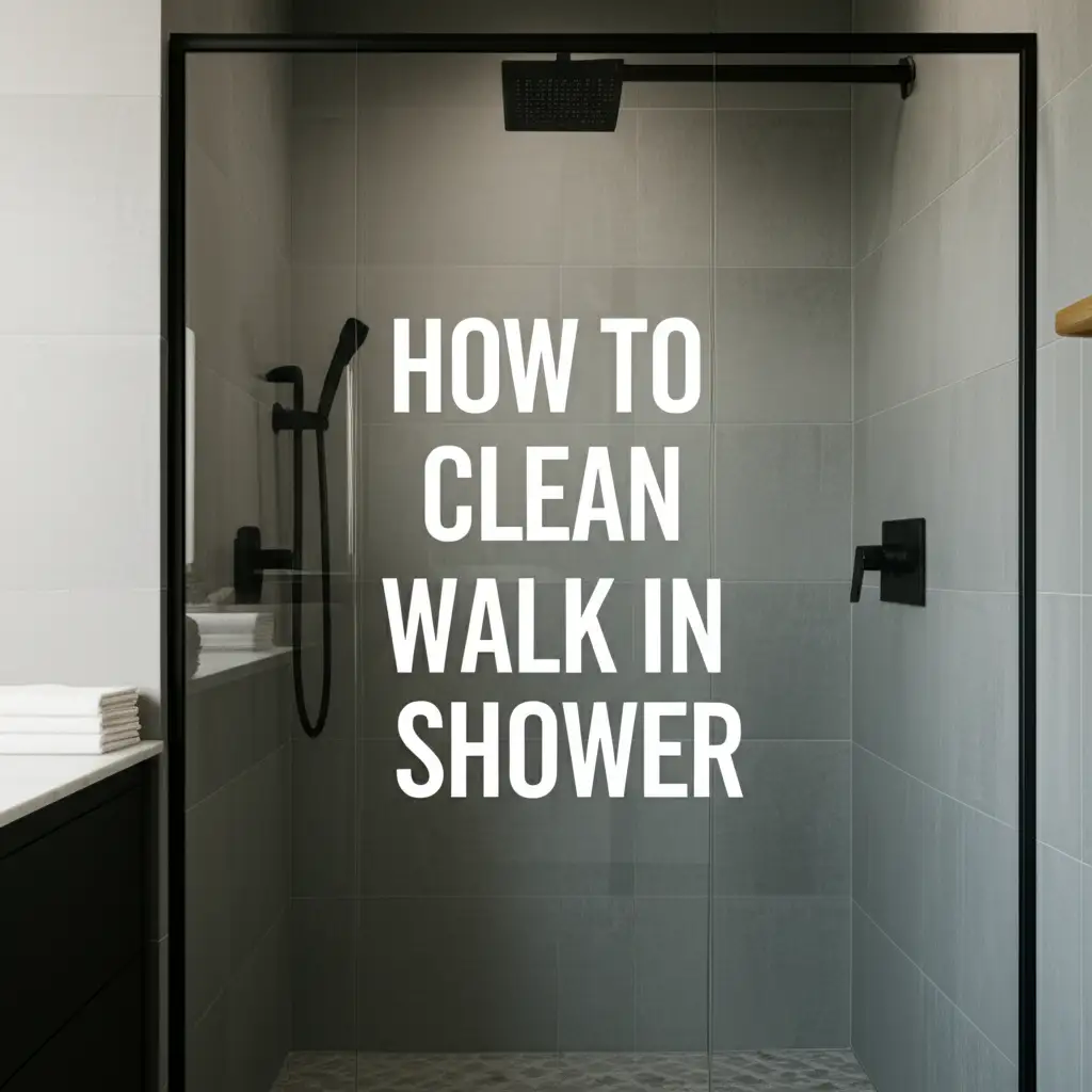How To Clean Walk In Shower