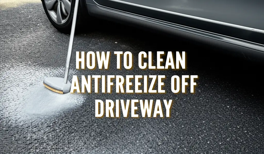 How To Clean Antifreeze Off Driveway