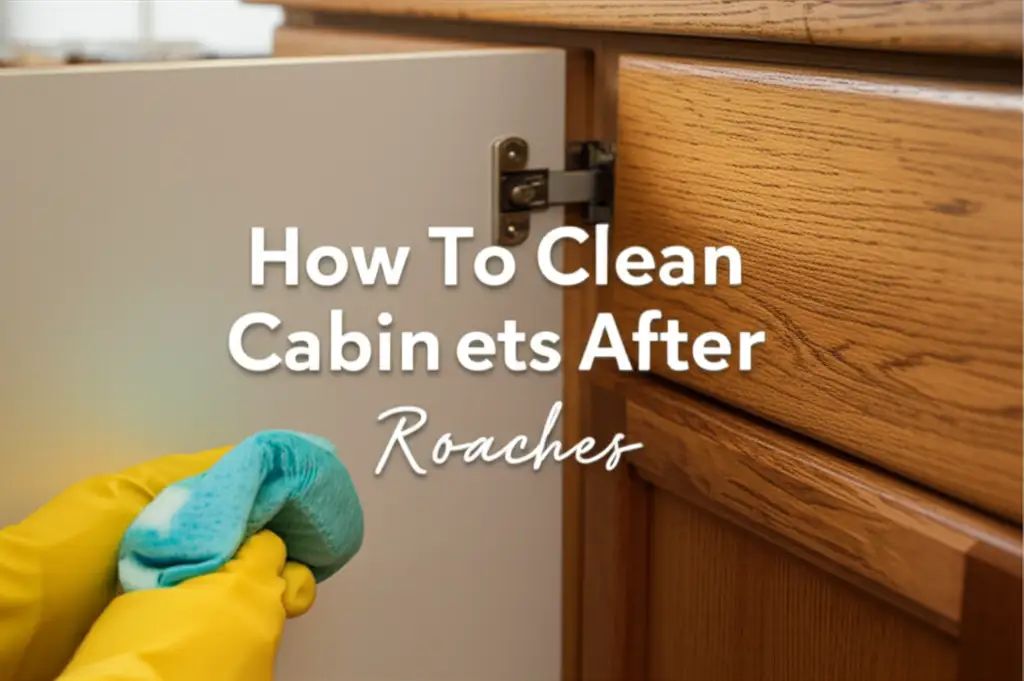 How To Clean Cabinets After Roaches