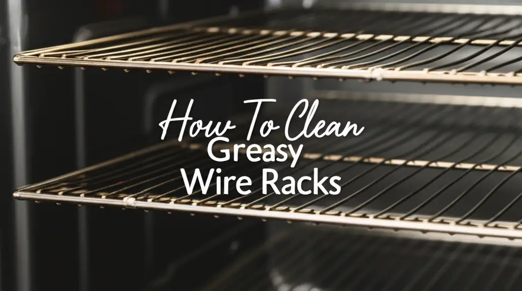How To Clean Greasy Wire Racks