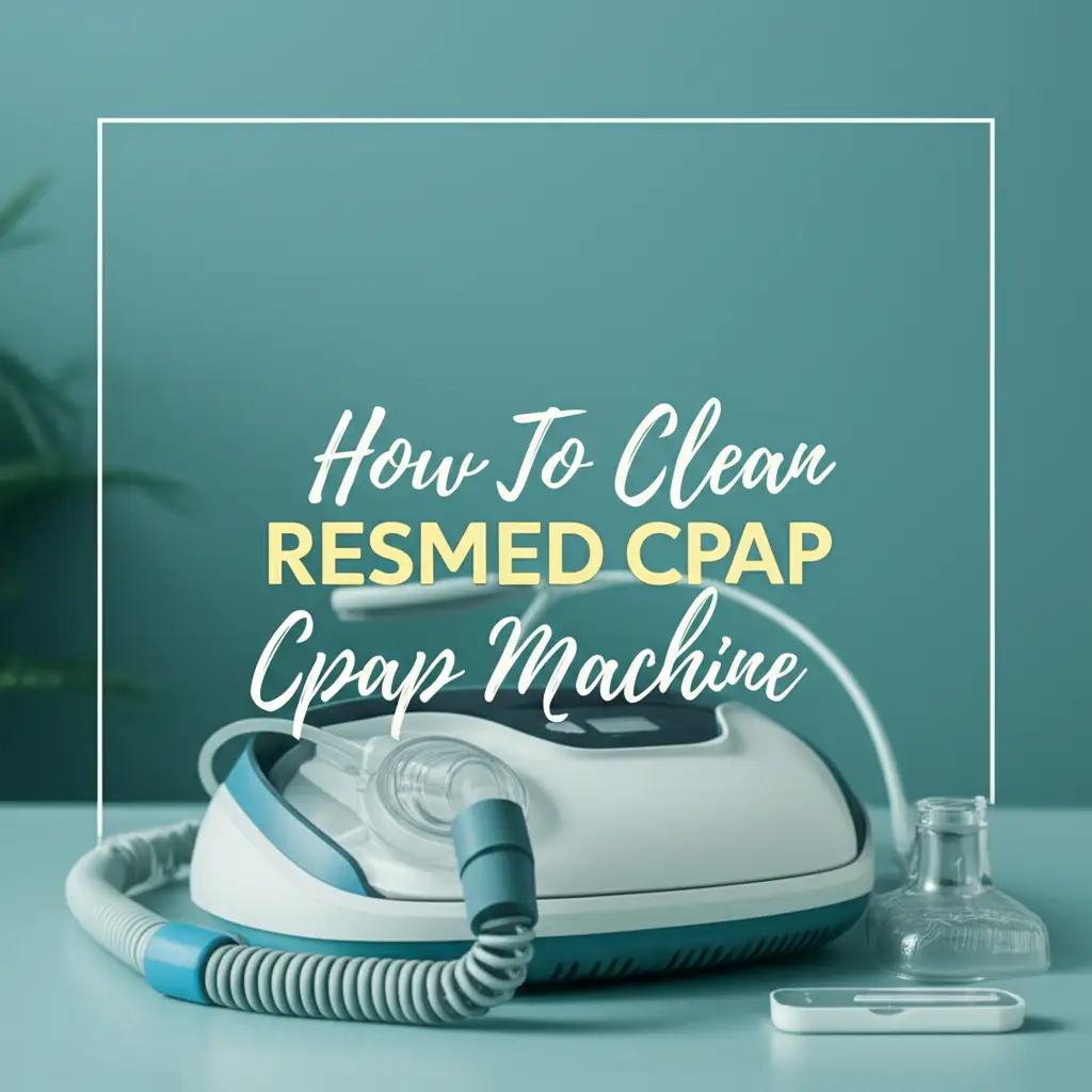 Learn how to clean your ResMed CPAP machine properly and keep it hygienic. This guide covers daily and weekly cleaning steps for all components.