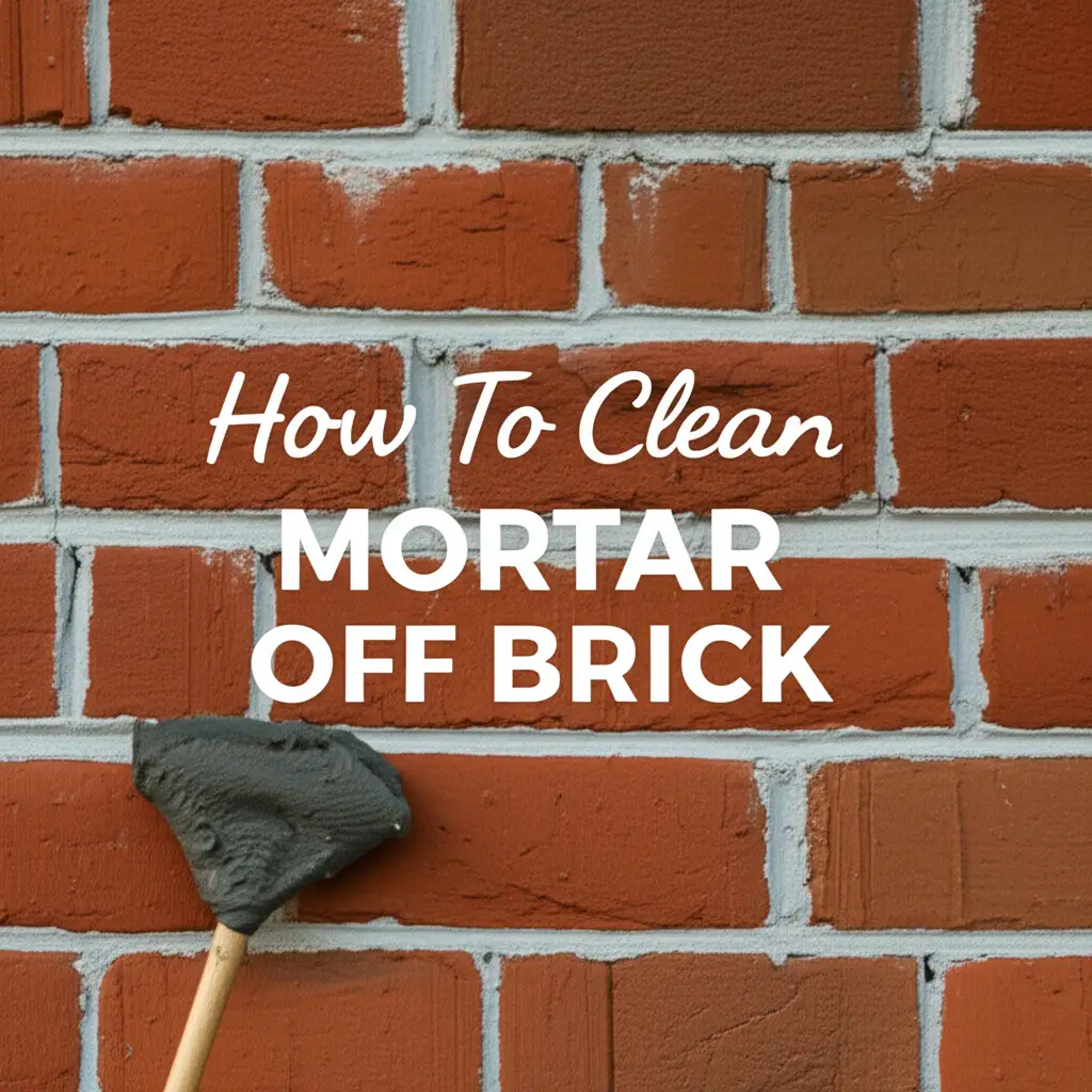 How To Clean Mortar Off Brick