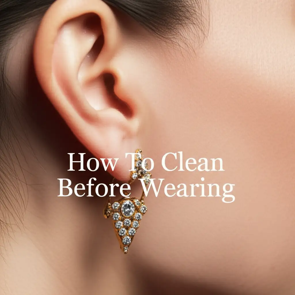 How To Clean Earrings Before Wearing