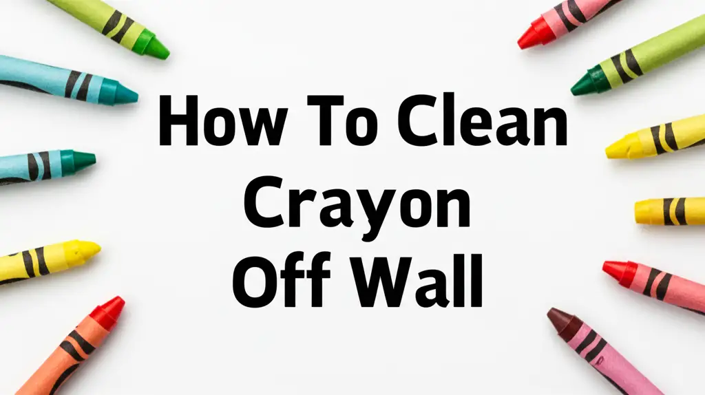 How To Clean Crayon Off Wall