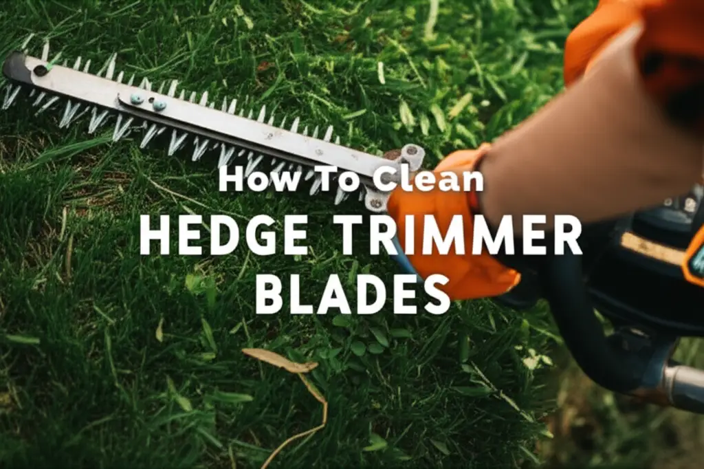 Learn how to clean hedge trimmer blades effectively. Prevent rust, remove sap, and maintain sharpness for better garden tool performance and longevity.