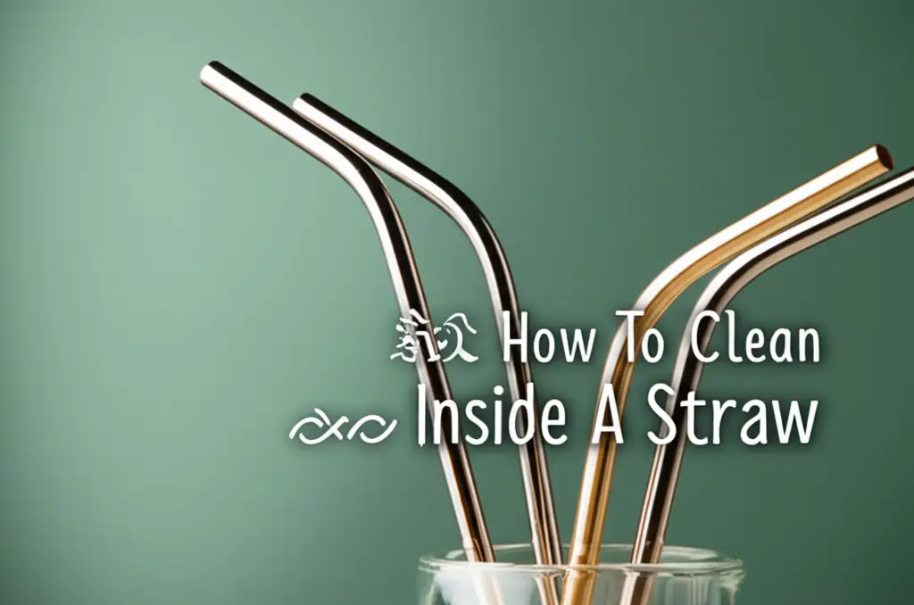 How To Clean Inside A Straw