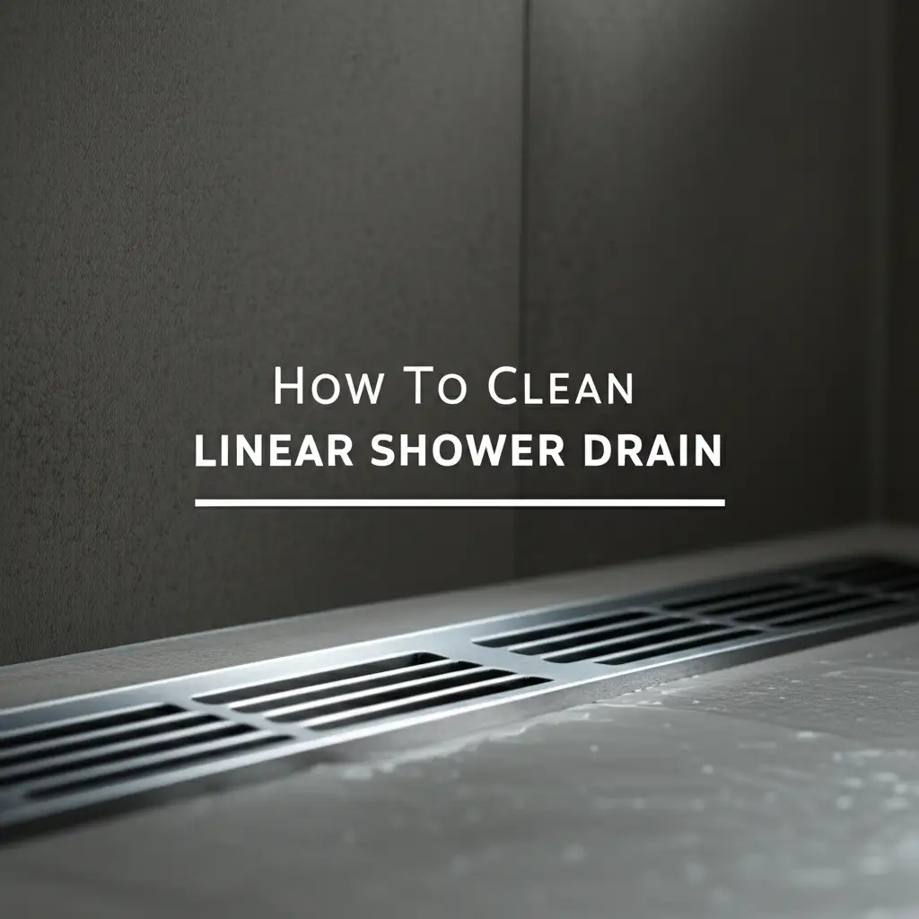 How To Clean Linear Shower Drain