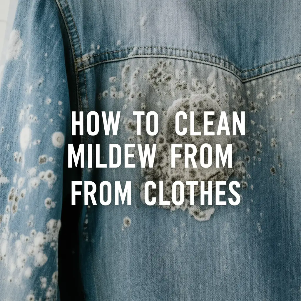 How To Clean Mildew From Clothes