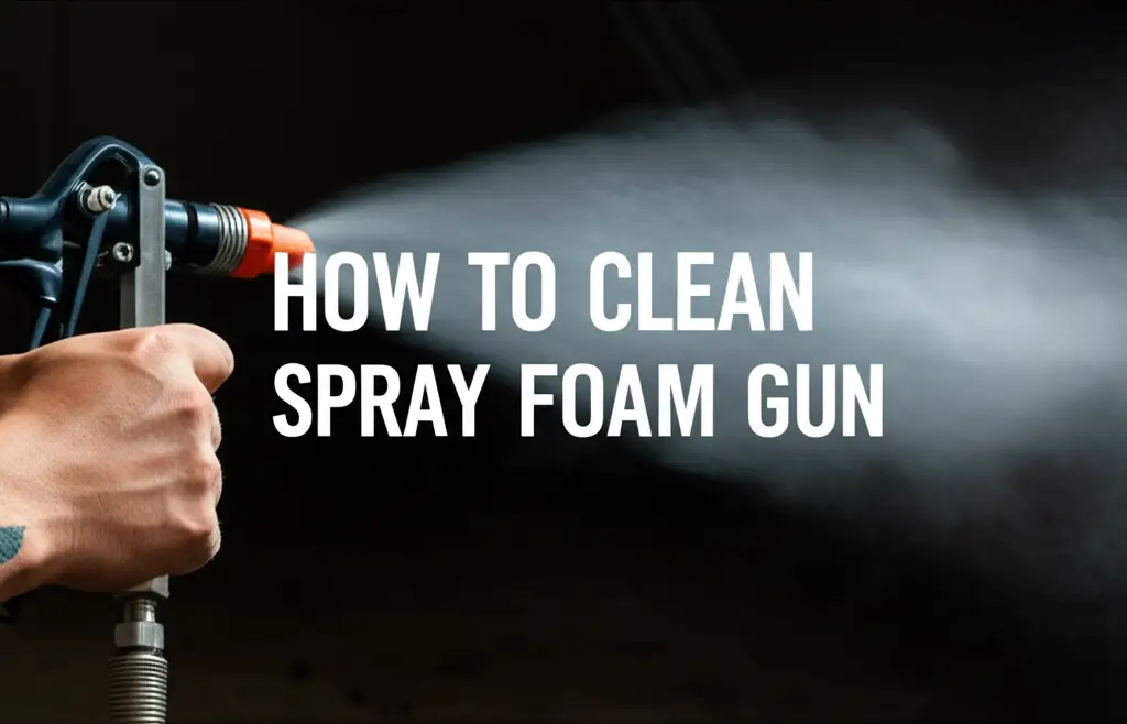How To Clean Spray Foam Gun