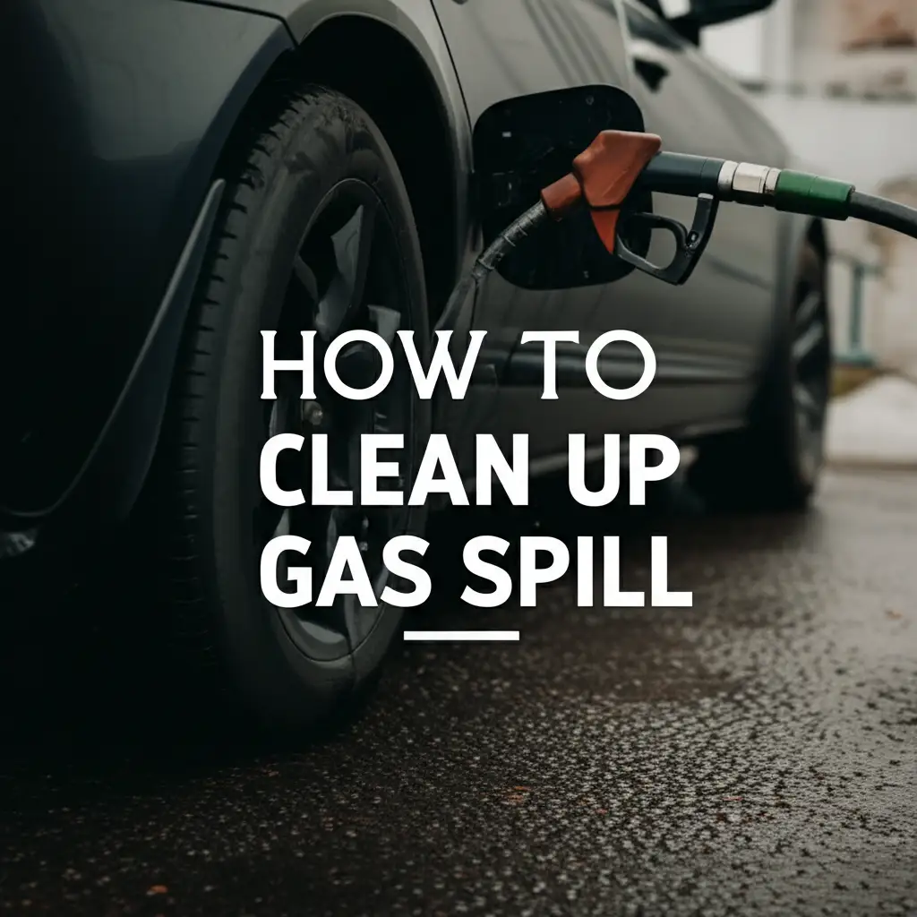 How To Clean Up Gas Spill