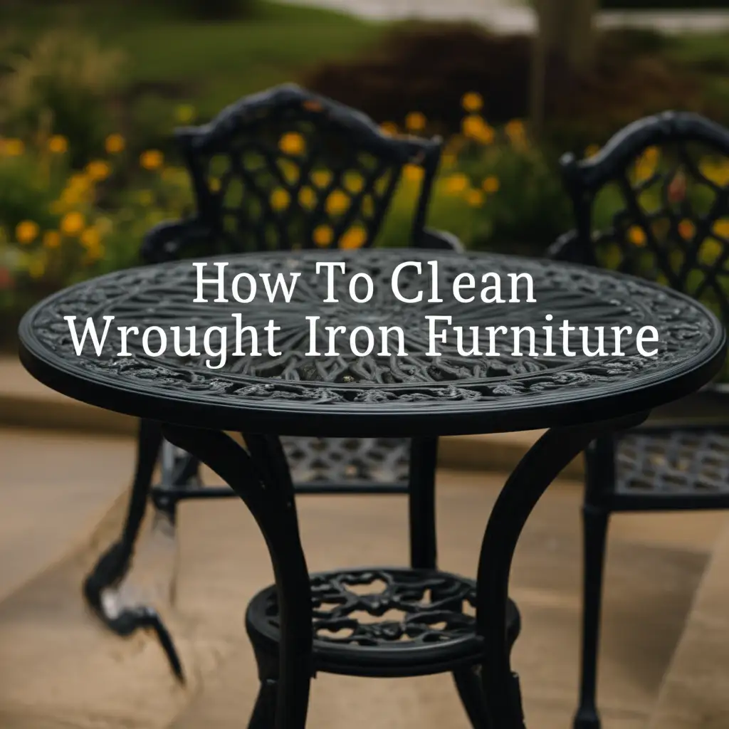 Discover how to clean wrought iron furniture easily. Learn essential steps to remove dirt, rust, and keep your outdoor pieces looking new for years.