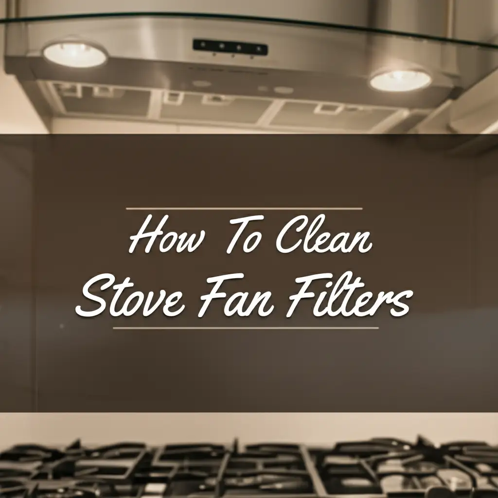 How To Clean Stove Fan Filters