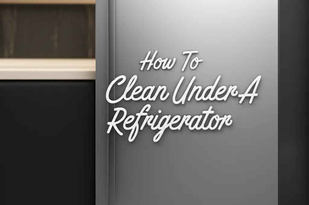 How To Clean Under A Refrigerator