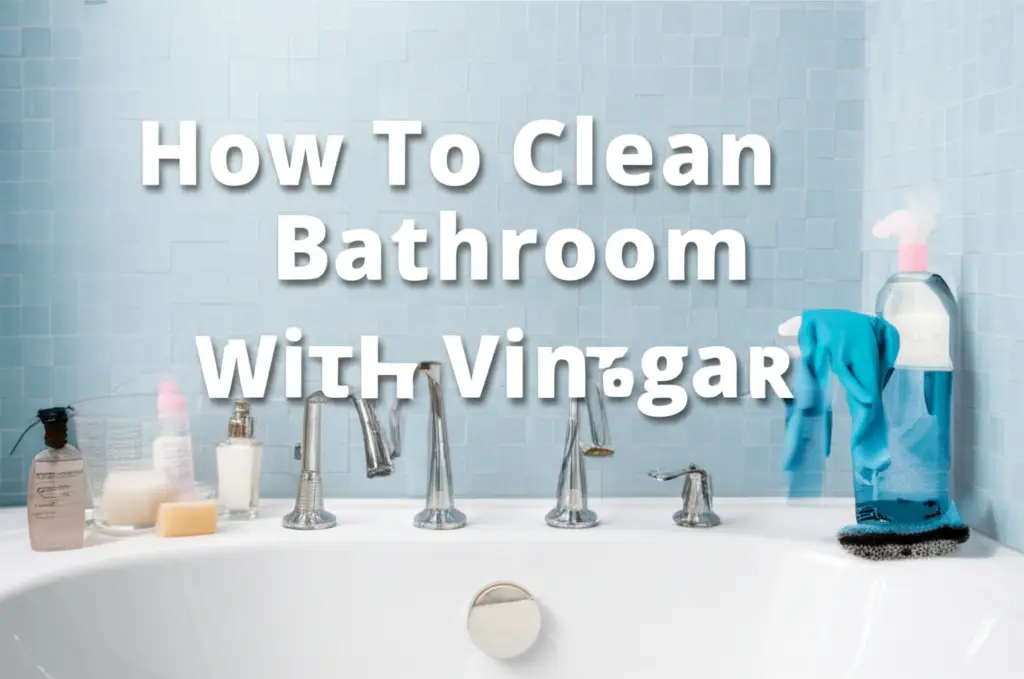 How To Clean Bathroom With Vinegar