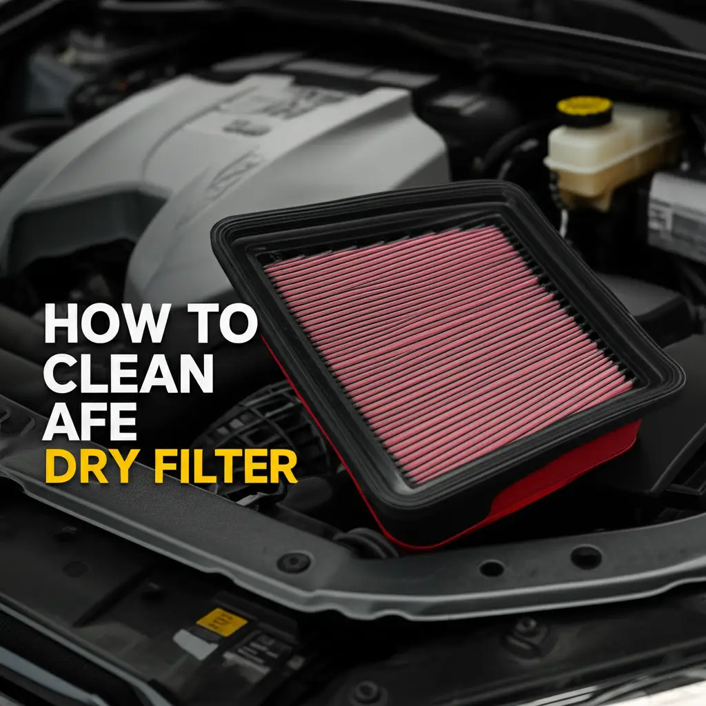 How To Clean Afe Dry Filter