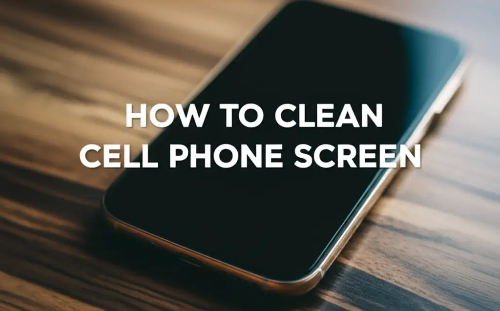 How To Clean Cell Phone Screen