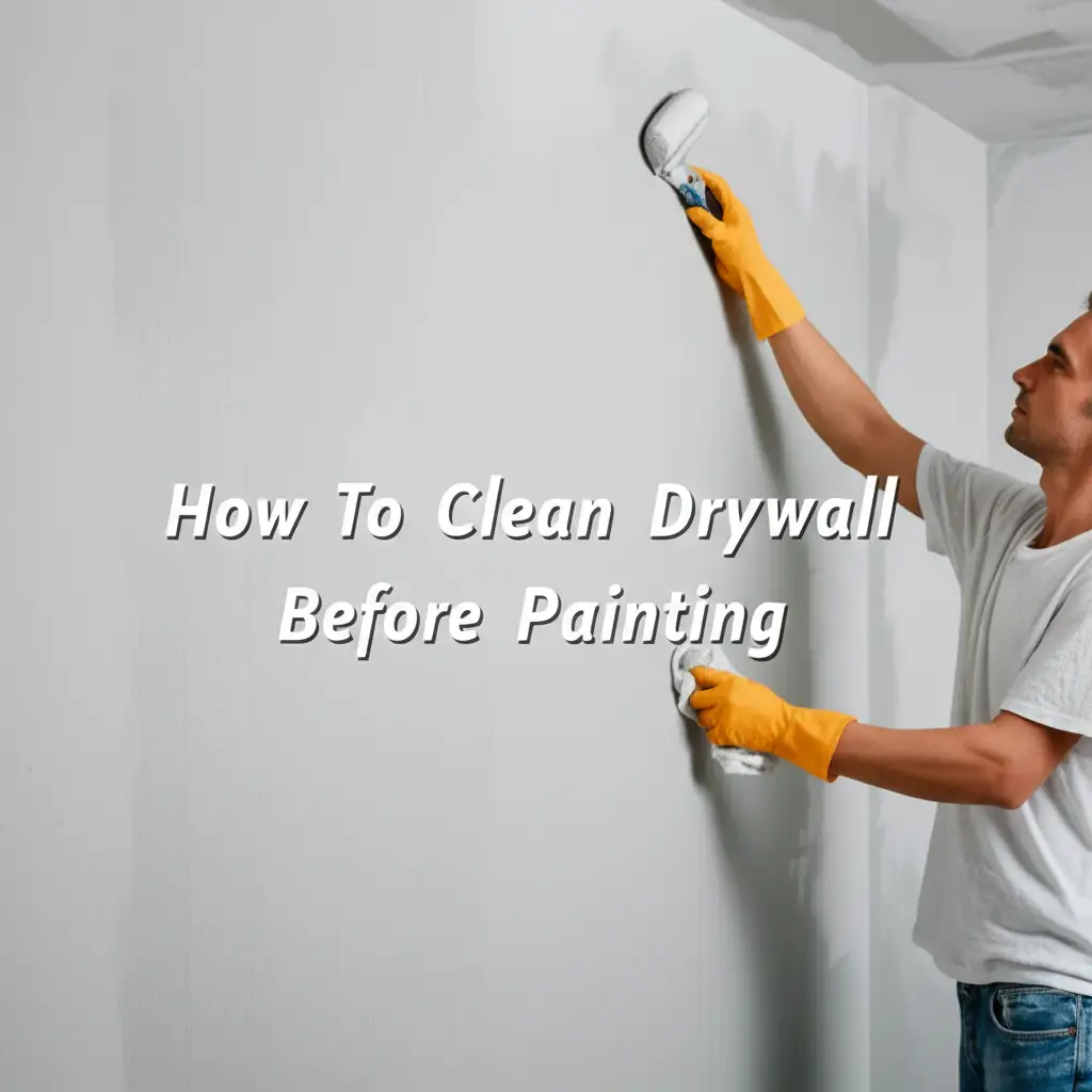 How To Clean Drywall Before Painting