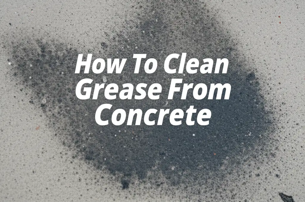How To Clean Grease From Concrete