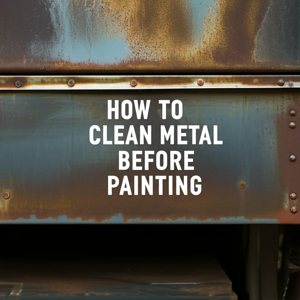 How To Clean Metal Before Painting