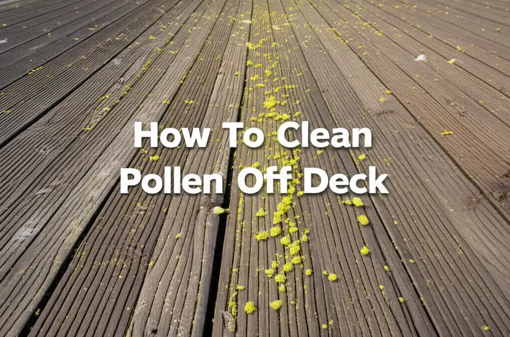 How To Clean Pollen Off Deck