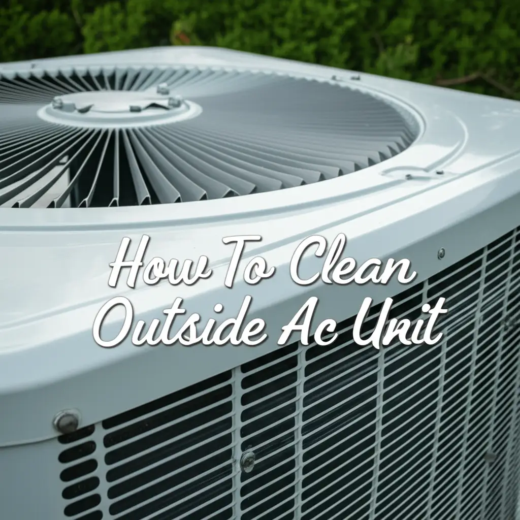 How To Clean Outside Ac Unit