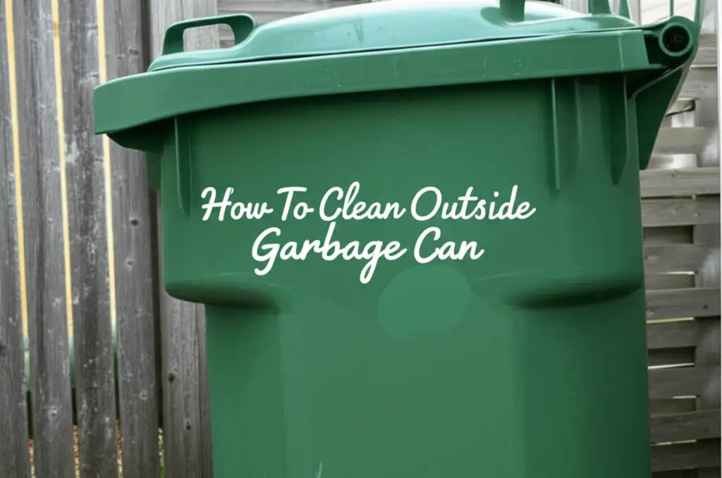How To Clean Outside Garbage Can