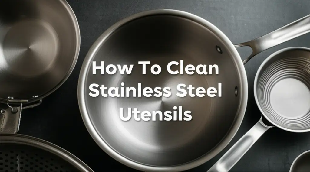 Learn how to clean stainless steel utensils with ease. Our guide covers daily cleaning, stubborn stain removal, and polishing tips for a lasting shine.