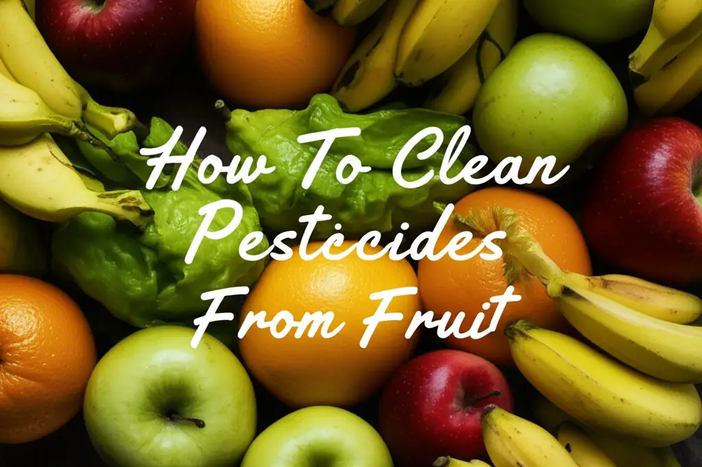 How To Clean Pesticides From Fruit