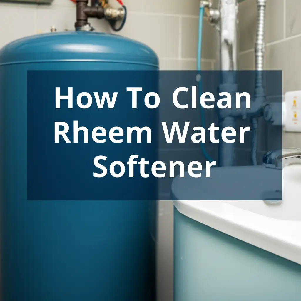 How To Clean Rheem Water Softener
