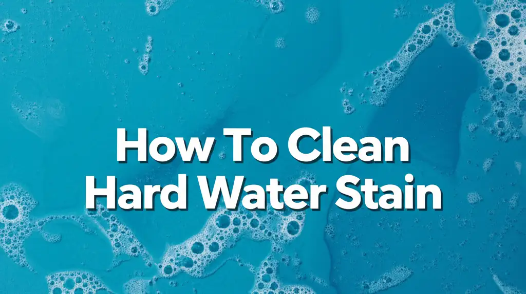 How To Clean Hard Water Stain