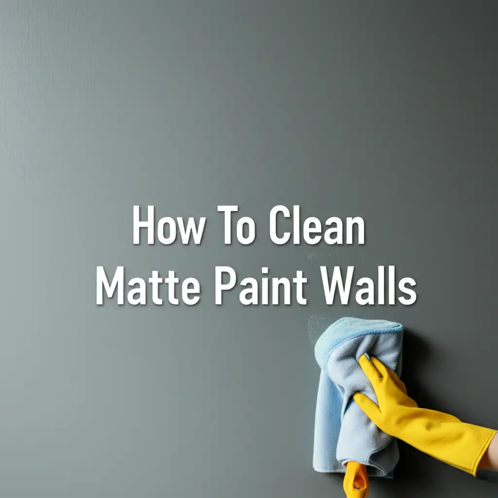 How To Clean Matte Paint Walls