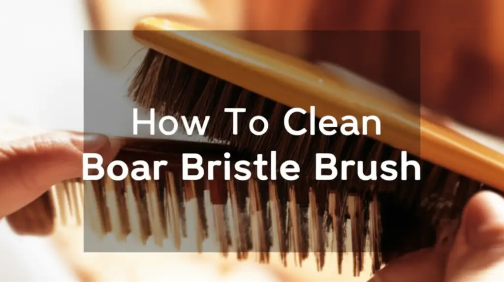 Clean your boar bristle brush effectively. Maintain hygiene and extend brush life. Get a sparkling clean brush with simple steps.