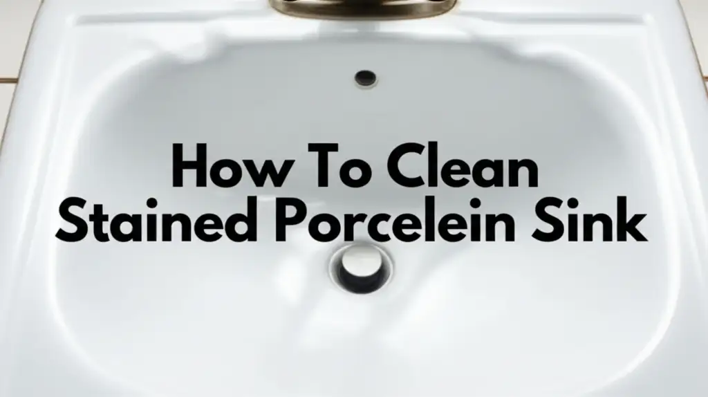 How To Clean Stained Porcelain Sink