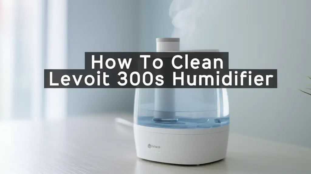 How To Clean Levoit 300s Humidifier