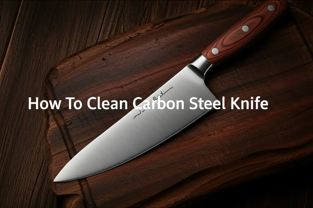 How To Clean Carbon Steel Knife