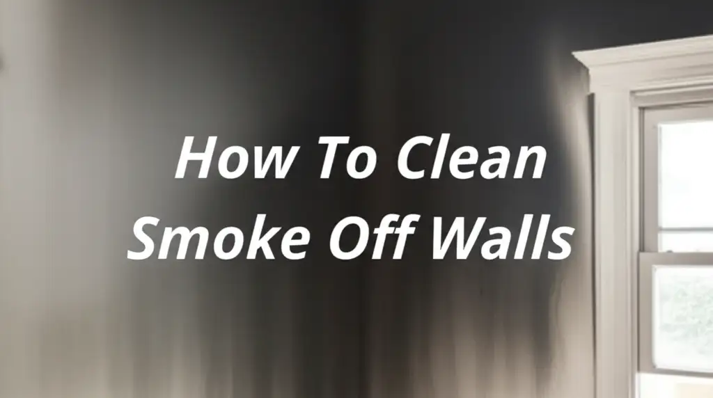 How To Clean Smoke Off Walls